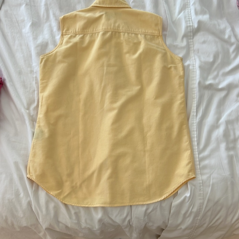 Polo by Ralph Lauren Yellow Button Down Shirt - Picture 7 of 7